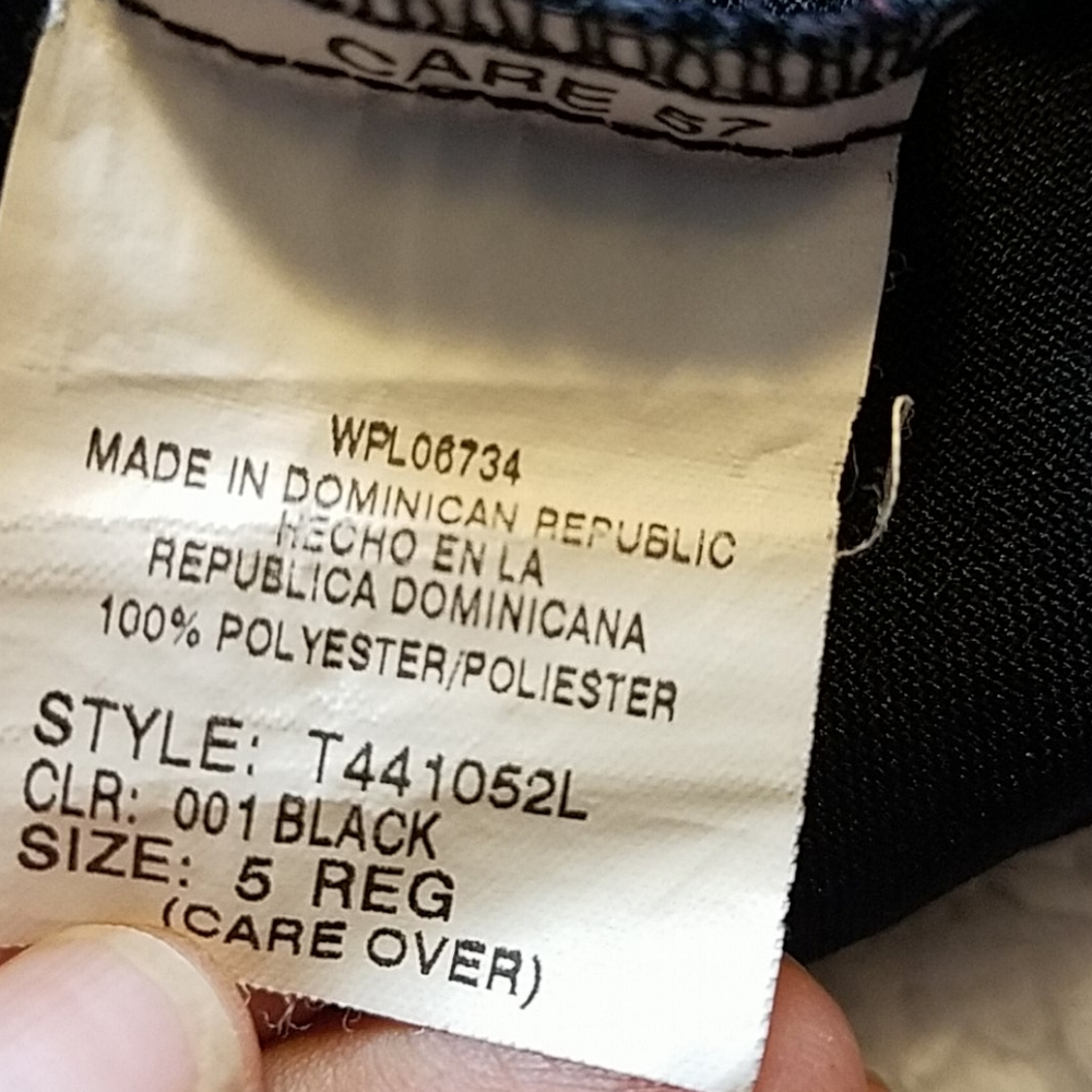 Boys Bundle of 2 Dress Pants, black color size 5 - Picture 6 of 13